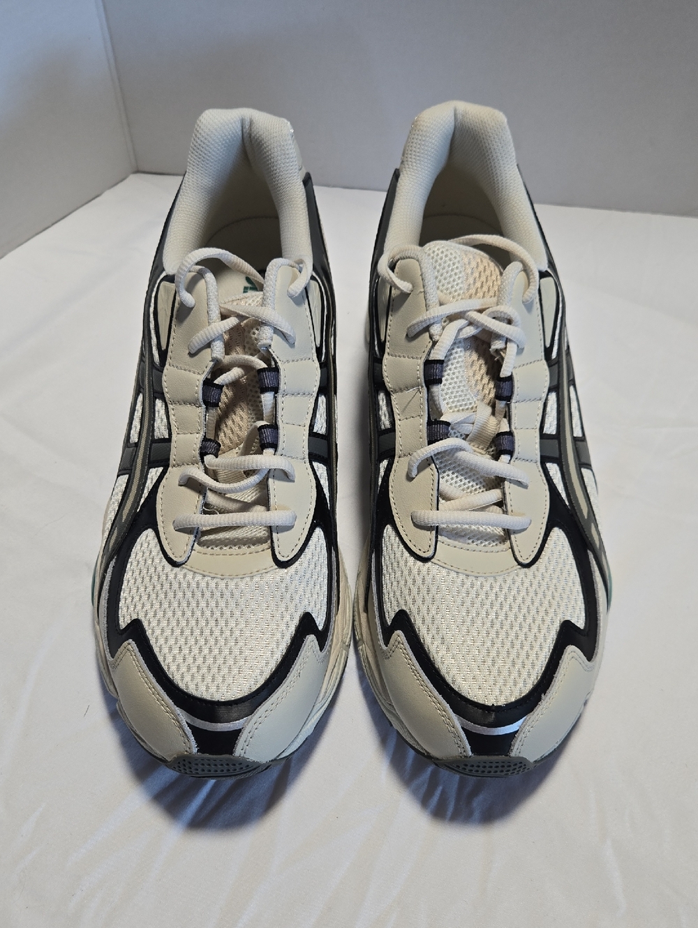 Asics White and Black Athletic Sneakers